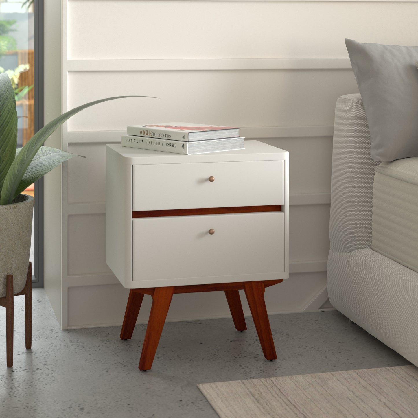 Dakota Two Drawer Nightstand