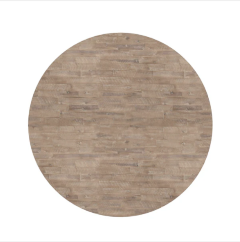 Newberry Round Dining Table, Weathered Natural