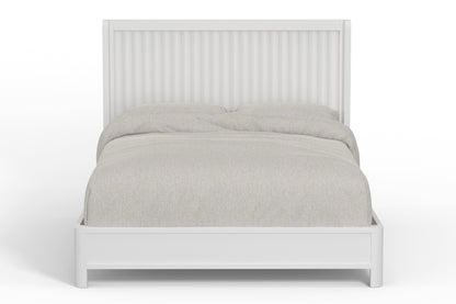 Stapleton Full Panel Bed, White