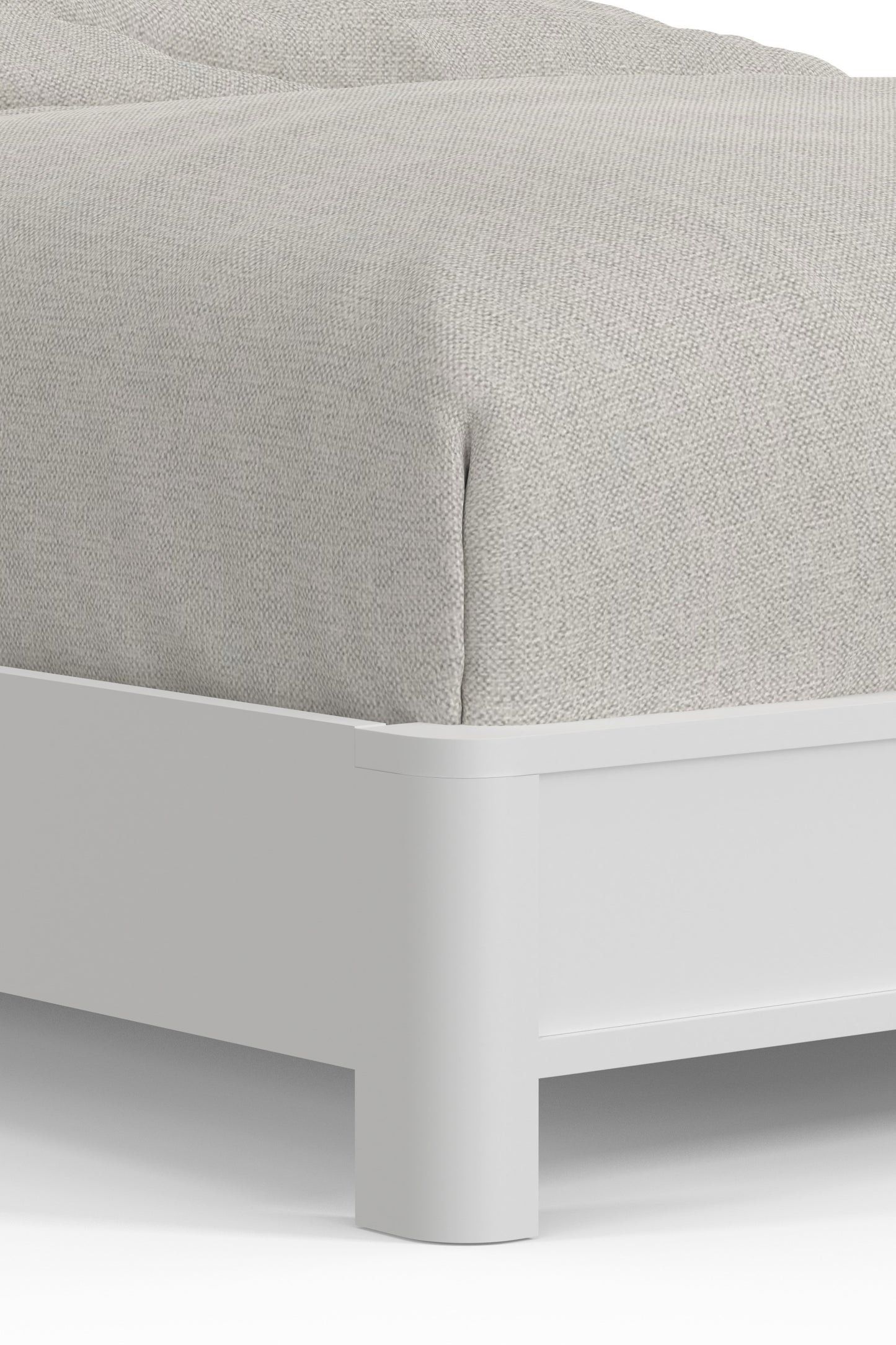 Stapleton Full Panel Bed, White