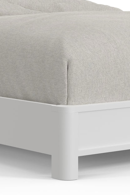 Stapleton Full Panel Bed, White