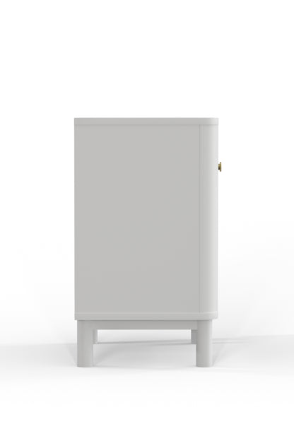 Stapleton 1 Drawer Nightstand, White