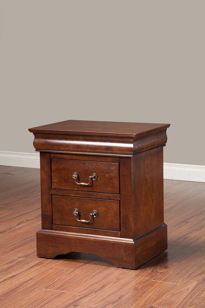 West Haven 2 Drawer Nightstand, Cappuccino