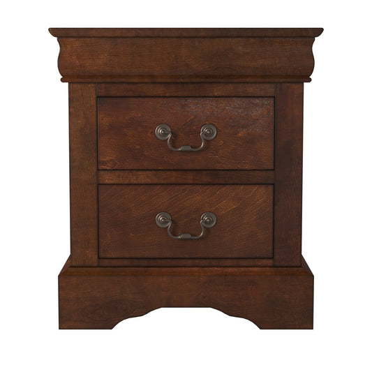 West Haven 2 Drawer Nightstand, Cappuccino