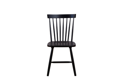 Lyra Set of 2 Side Chairs, Black