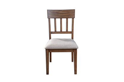 "Donham Set of 2 Side Chairs, Brown"