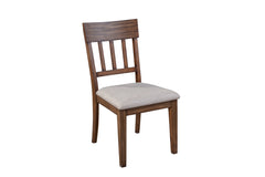 "Donham Set of 2 Side Chairs, Brown"