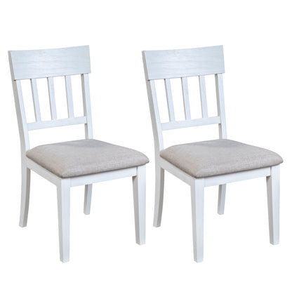 Donham Set of 2 Side Chairs, White
