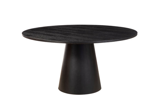 Cove Round 59" Dining Table, Vintage Black