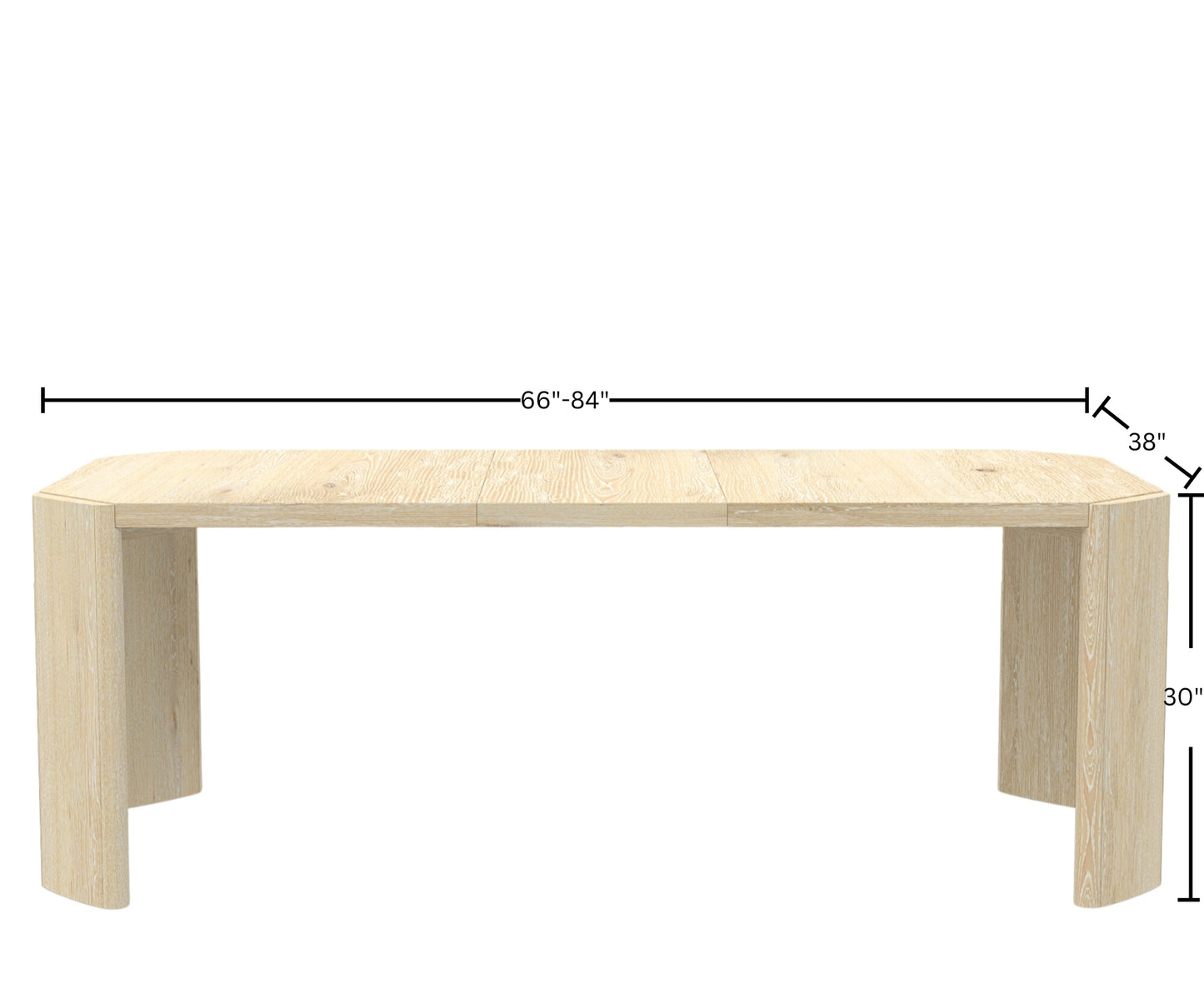 Sloane Extension Dining Table, Driftwood