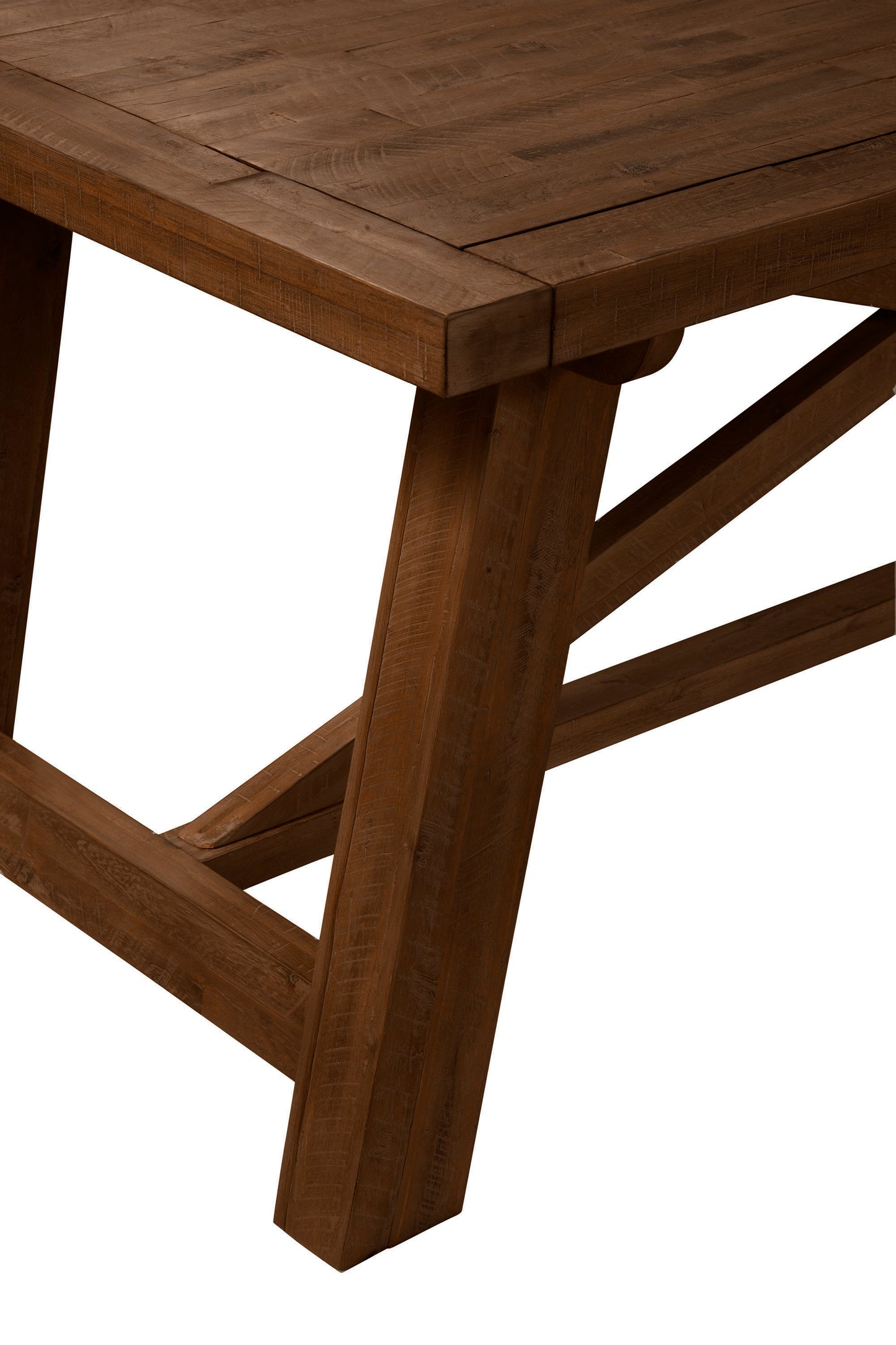 Newberry Rectangular Dining Table, Medium Brown
