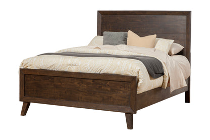Alcott Queen Panel Bed, Tobacco