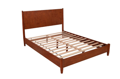 Flynn Queen Platform Bed, Chestnut
