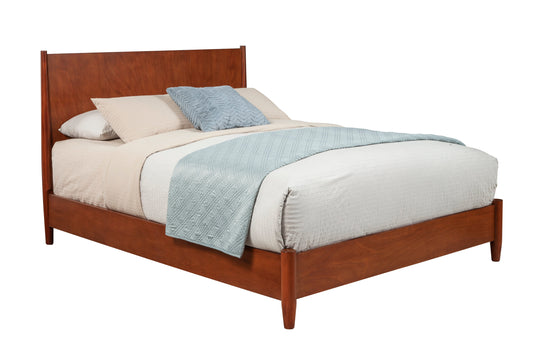 Flynn California King Platform Bed, Chestnut