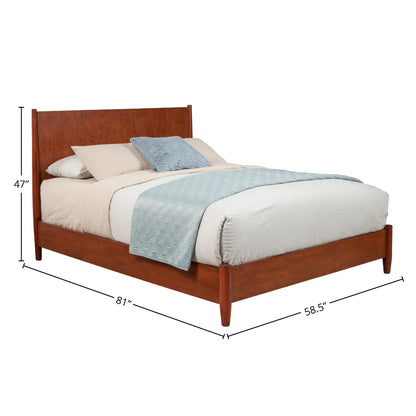 Flynn Full Platform Bed, Chestnut