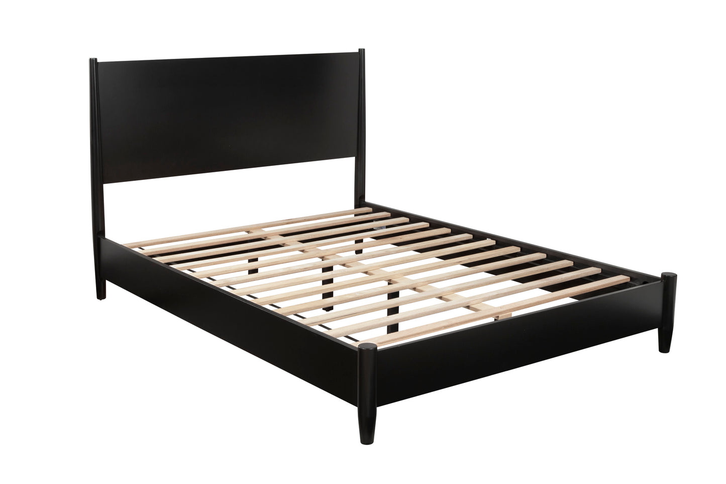 Flynn Queen Platform Bed, Black