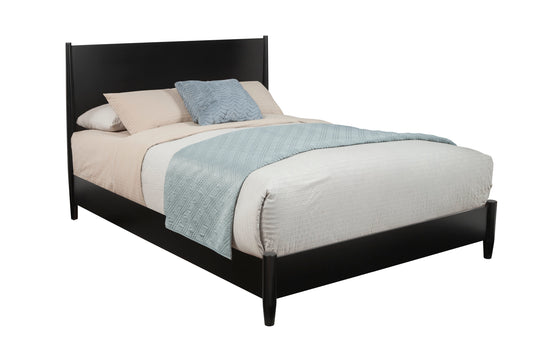 Flynn California King Platform Bed, Black
