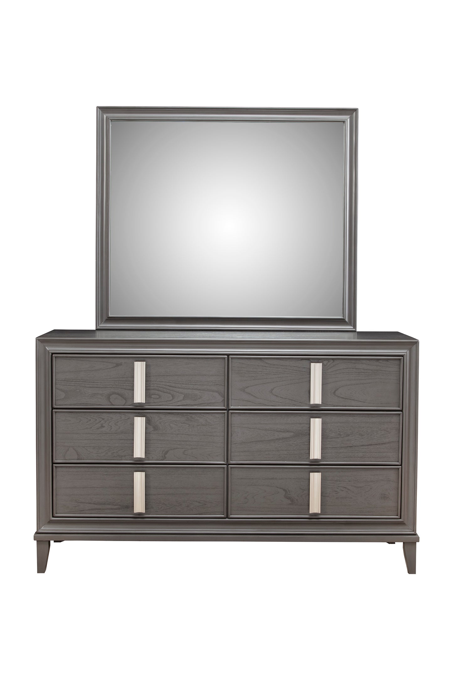Lorraine Mirror, Dark Grey