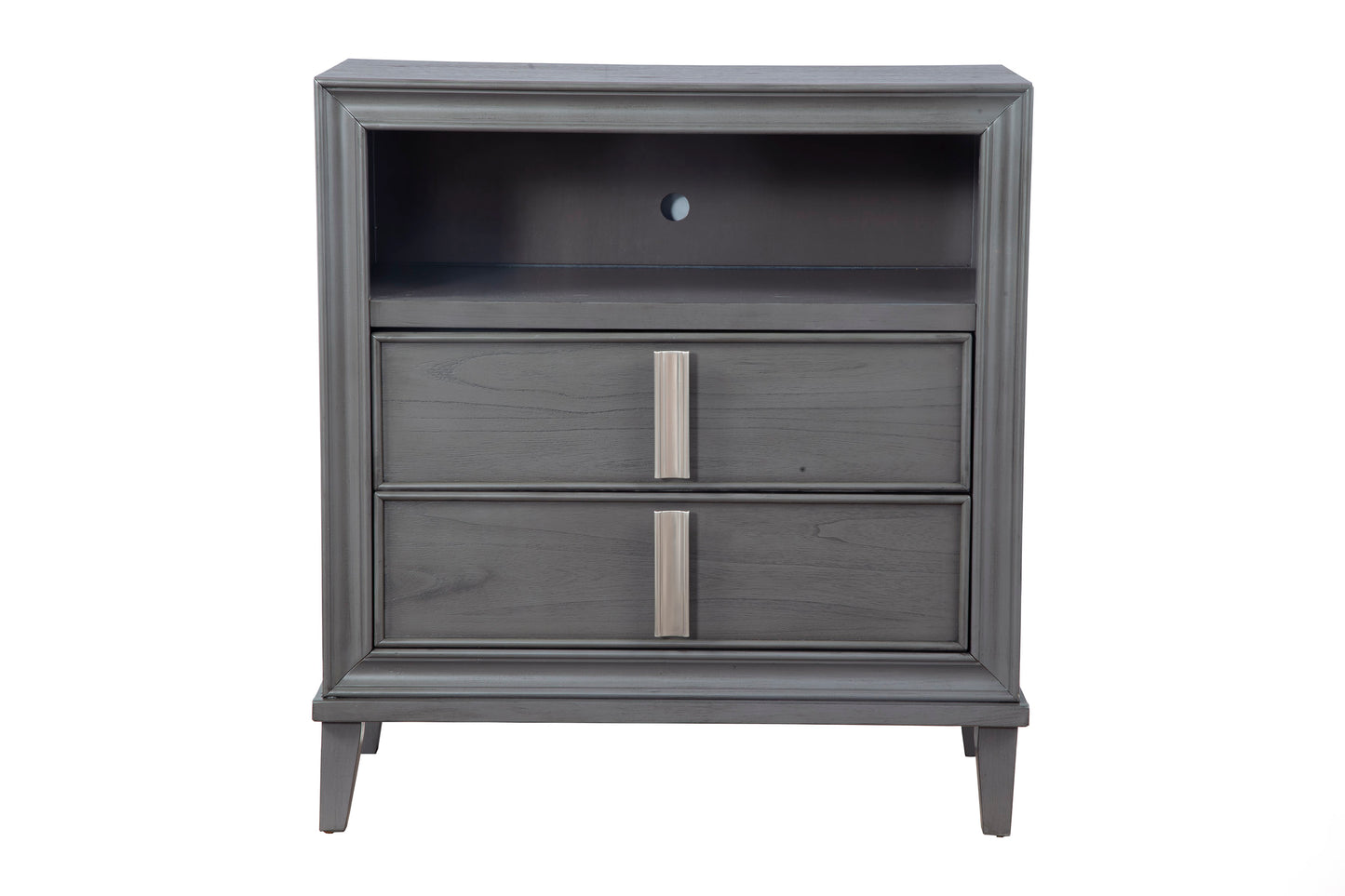 Lorraine TV Media Chest, Dark Grey