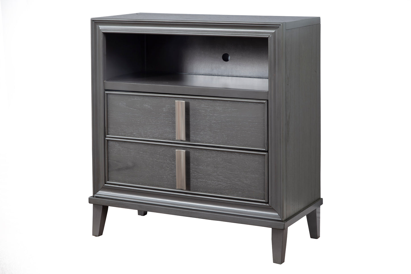 Lorraine TV Media Chest, Dark Grey
