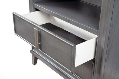 Lorraine TV Media Chest, Dark Grey