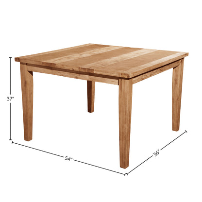 Aspen Extension Pub Table w/Butterfly Leaf, Antique Natural