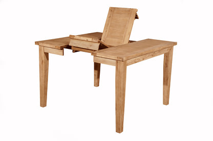 Aspen Extension Pub Table w/Butterfly Leaf, Antique Natural