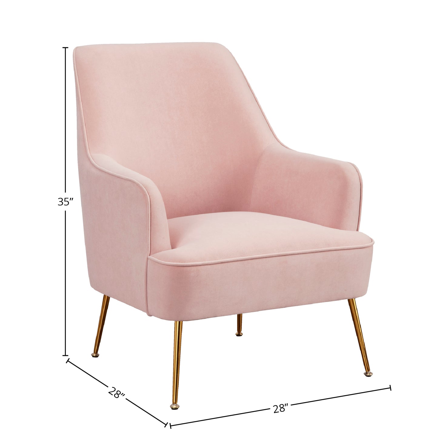 Rebecca Leisure Chair, Pink