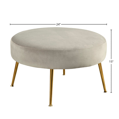 Rebecca Footstool, Grey