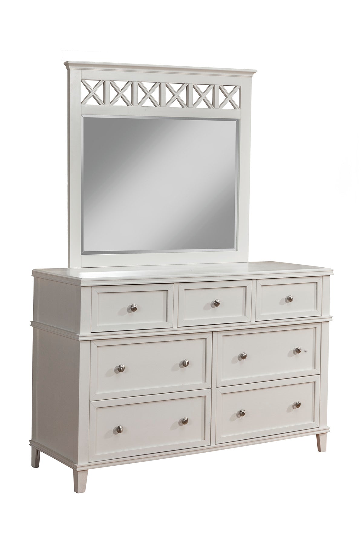 Potter Mirror, White