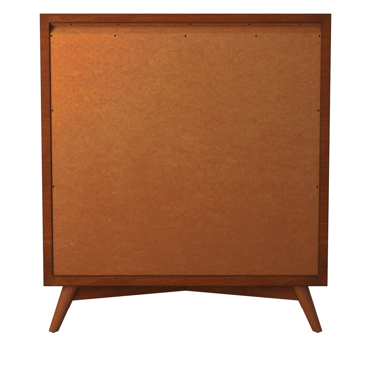 Flynn Mid Century Modern 4 Drawer Multifunction Chest w/Pull Out Tray, Chestnut