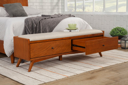 Flynn Bench, Chestnut