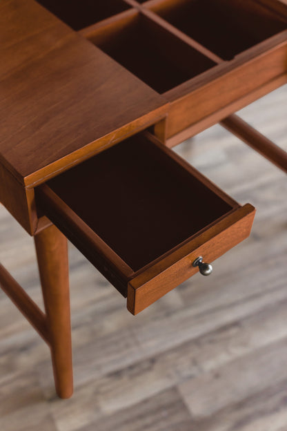 Flynn Bedroom Vanity, Chestnut