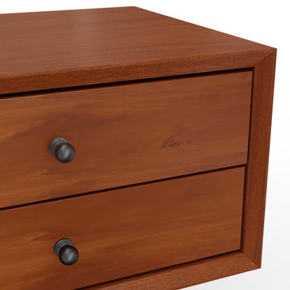 Flynn Small Nightstand, Chestnut