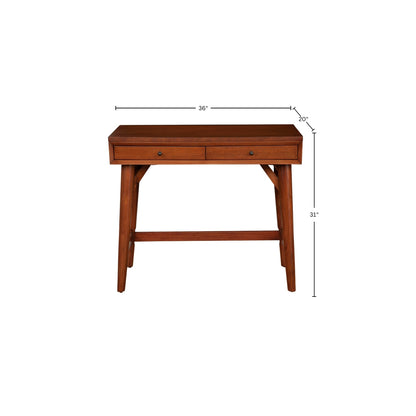 Flynn Mini Desk, Chestnut