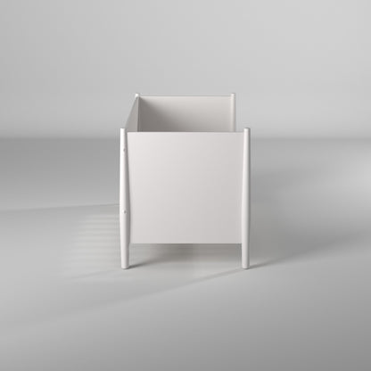 Flynn Mid Century Modern Twin Size Day Bed, White