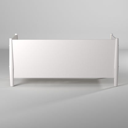 Flynn Mid Century Modern Twin Size Day Bed, White