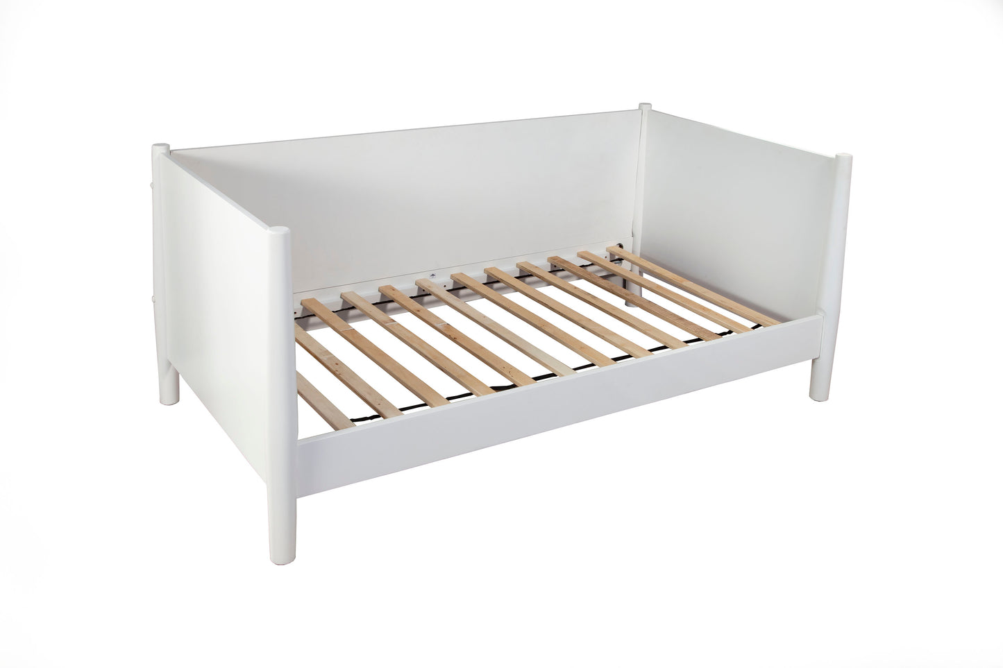 Flynn Mid Century Modern Twin Size Day Bed, White