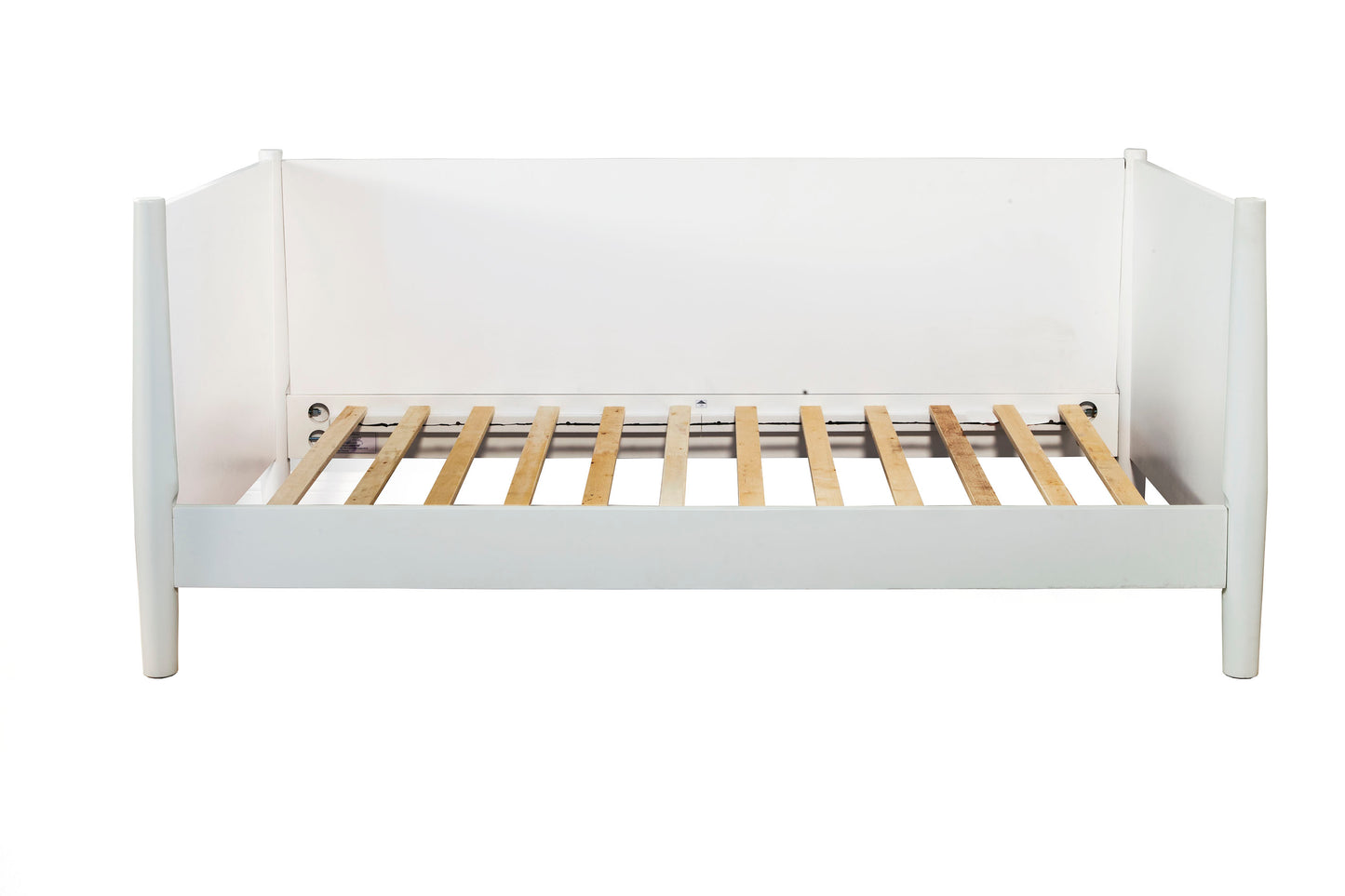Flynn Mid Century Modern Twin Size Day Bed, White