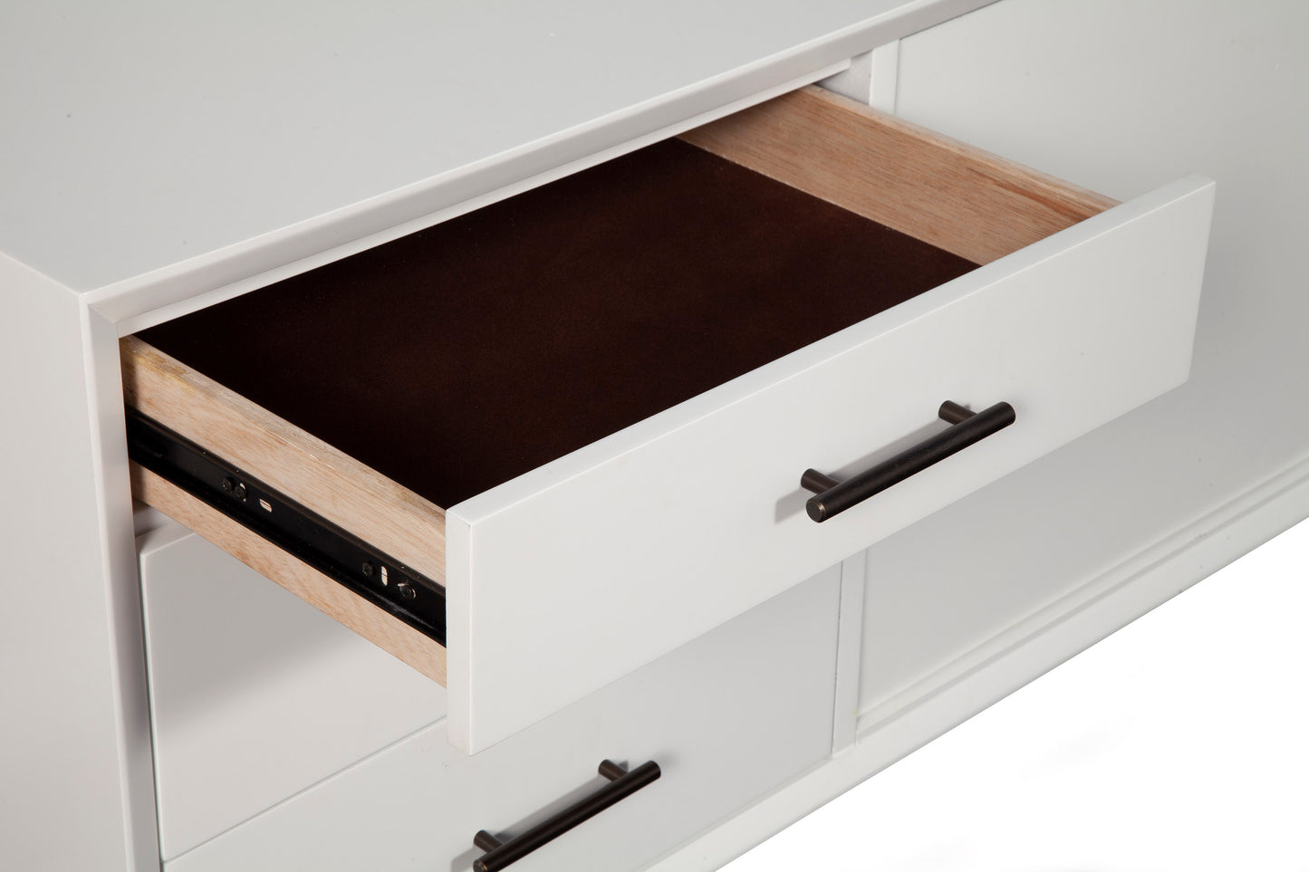 Flynn Large TV Console, White