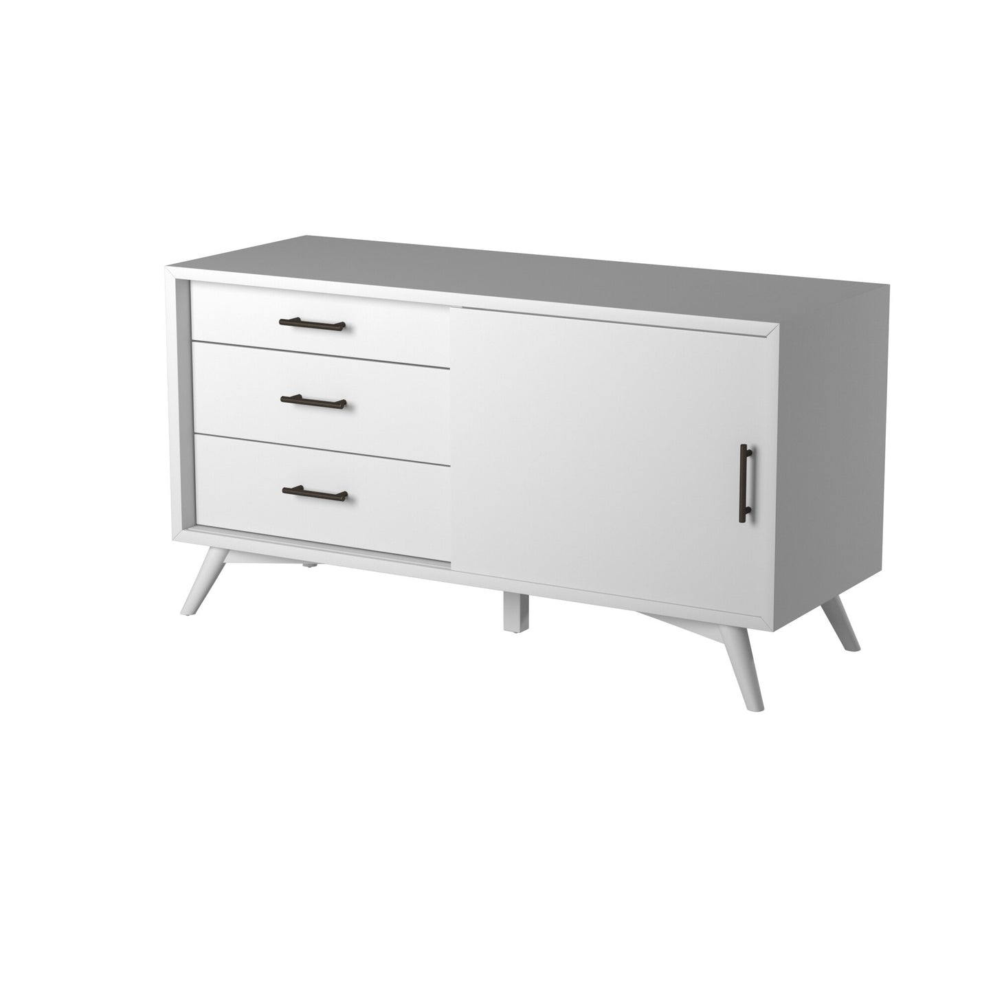 Flynn Small TV Console, White