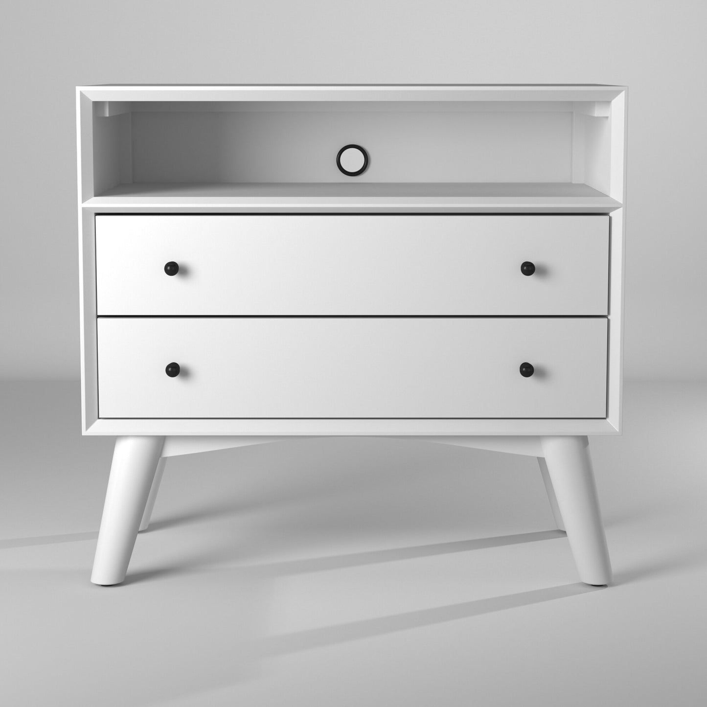 Flynn Large Nightstand, White