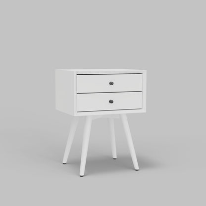 Flynn Small Nightstand, White