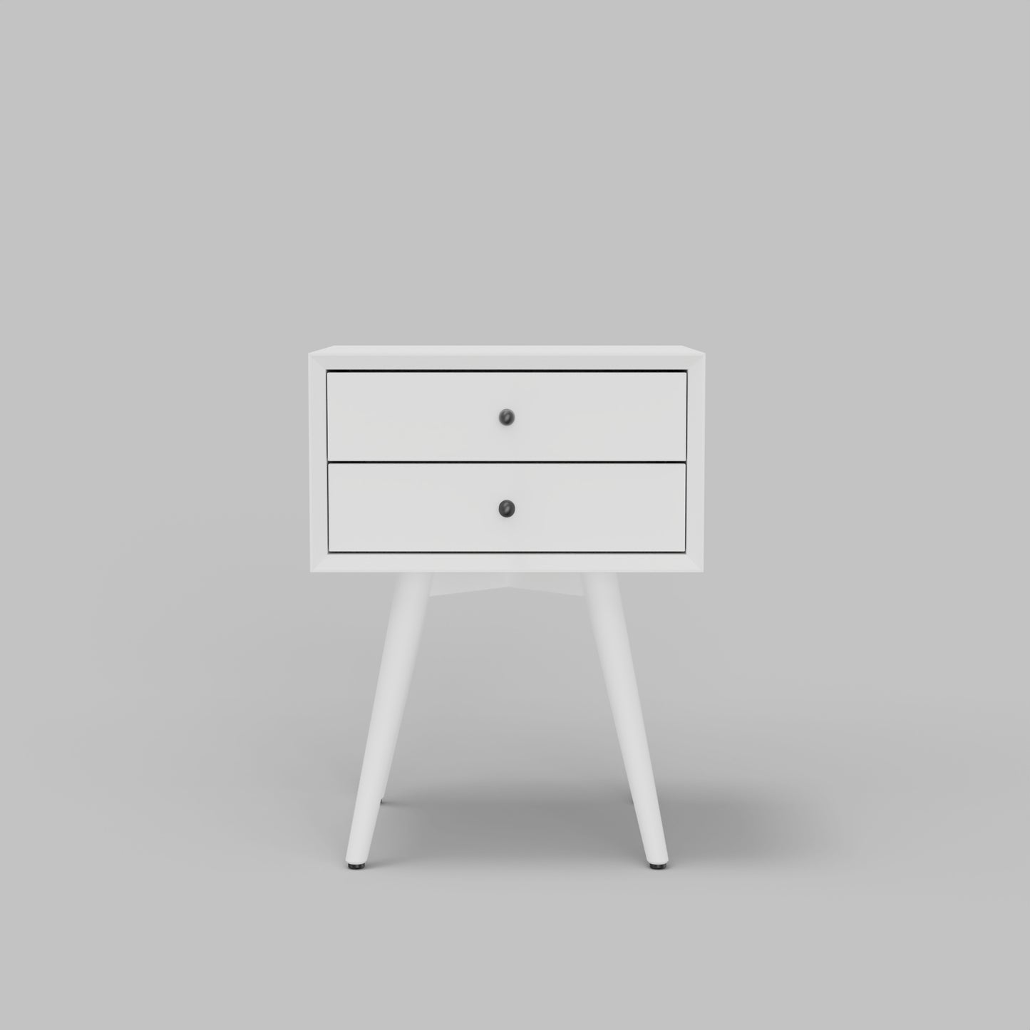 Flynn Small Nightstand, White