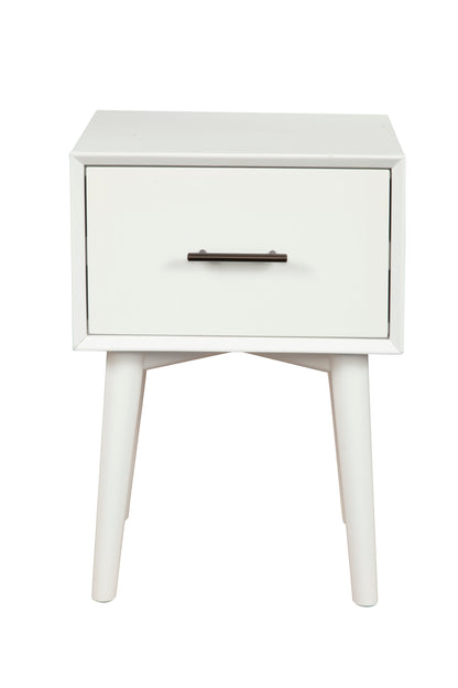 Flynn End Table, White