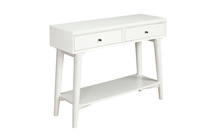 Flynn Console Table, White