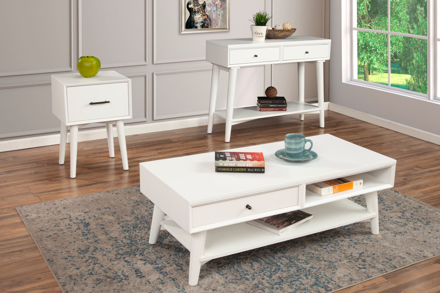 Flynn Coffee Table, White