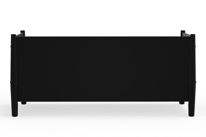 Flynn Mid Century Modern Twin Size Day Bed, Black