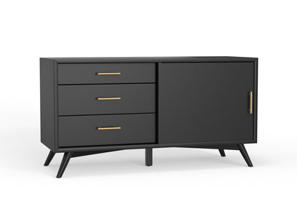 Flynn Small TV Console, Black