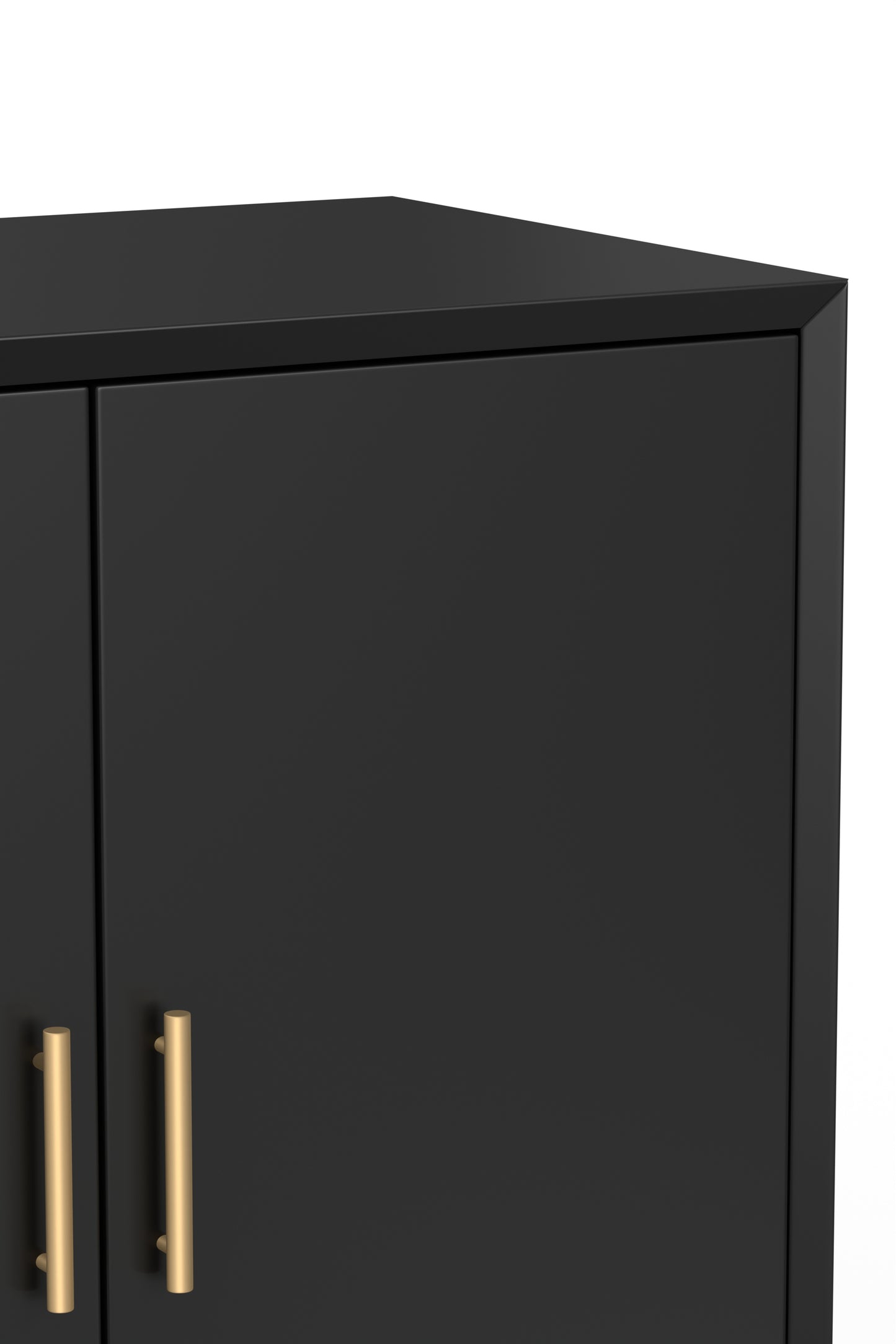 Flynn Small Bar Cabinet, Black